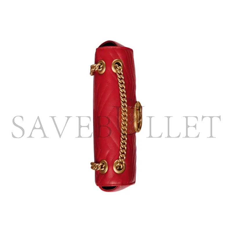 GUCCI MARMONT SMALL MATELASSE SHOULDER BAG 443497 (26*15*7cm)